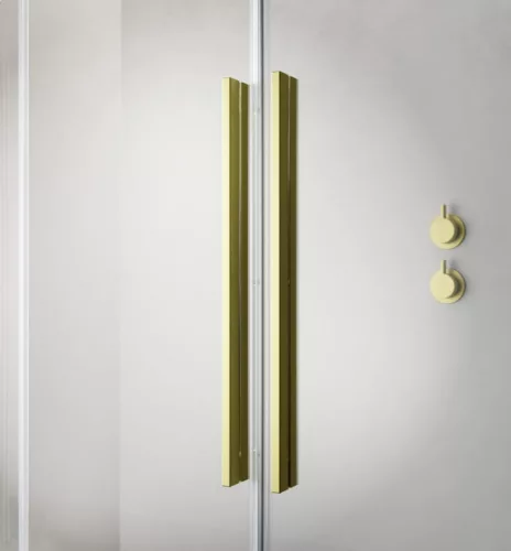 Zuhanyajtó, Radaway Furo Brushed Gold DWJ zuhanyajtó 160 átlátszó balos