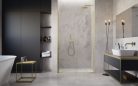 Zuhanyajtó, Radaway Furo Brushed Gold DWJ zuhanyajtó 160 átlátszó balos