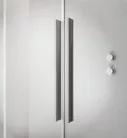 Zuhanyajtó, Radaway Furo Brushed Nickel DWJ zuhanyajtó 90 átlátszó balos