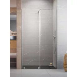   Zuhanyajtó, Radaway Furo Brushed Nickel DWJ zuhanyajtó 100 átlátszó jobbos