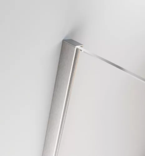 Zuhanyajtó, Radaway Furo Brushed Nickel DWJ zuhanyajtó 120 átlátszó jobbos