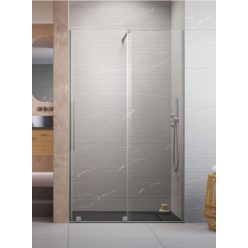   Zuhanyajtó, Radaway Furo Brushed Nickel DWJ zuhanyajtó 130 átlátszó balos