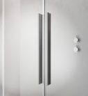Zuhanyajtó, Radaway Furo Brushed Nickel DWJ zuhanyajtó 130 átlátszó balos
