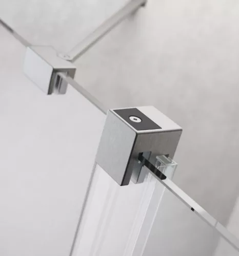 Zuhanyajtó, Radaway Furo Brushed Nickel DWJ zuhanyajtó 140 átlátszó jobbos