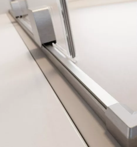 Zuhanyajtó, Radaway Furo Brushed Nickel DWJ zuhanyajtó 150 átlátszó balos