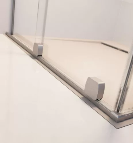 Zuhanyajtó, Radaway Furo Brushed Nickel DWJ zuhanyajtó 150 átlátszó jobbos