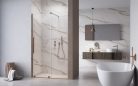 Zuhanyajtó, Radaway Furo Brushed Copper DWJ zuhanyajtó 110 átlátszó balos
