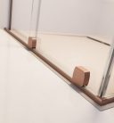 Zuhanyajtó, Radaway Furo Brushed Copper DWJ zuhanyajtó 110 átlátszó balos