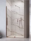Zuhanyajtó, Radaway Furo Brushed Copper DWJ zuhanyajtó 160 átlátszó balos