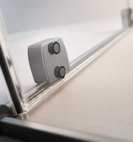Zuhanyajtó, Radaway Furo Brushed GunMetal DWJ zuhanyajtó 160 átlátszó balos