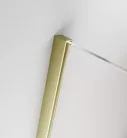 Zuhanyajtó, Radaway Furo Brushed Gold DWD szálcsiszolt arany zuhanyajtó 130 átlátszó