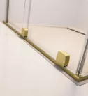 Zuhanyajtó, Radaway Furo Brushed Gold DWD szálcsiszolt arany zuhanyajtó 150 átlátszó