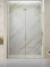 Zuhanyajtó, Radaway Furo Brushed Gold DWD szálcsiszolt arany zuhanyajtó 180 átlátszó