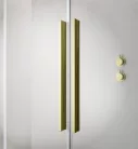Zuhanyajtó, Radaway Furo Brushed Gold DWD szálcsiszolt arany zuhanyajtó 180 átlátszó