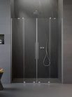 Zuhanyajtó, Radaway Furo Brushed Nickel DWD szálcsiszolt króm zuhanyajtó 200 átlátszó