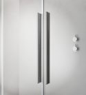 Zuhanyajtó, Radaway Furo Brushed Nickel DWD szálcsiszolt króm zuhanyajtó 200 átlátszó