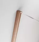 Zuhanyajtó, Radaway Furo Brushed Copper DWD szálcsiszolt réz zuhanyajtó 130 átlátszó