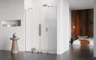 Zuhanyajtó, Radaway Furo Brushed Copper DWD szálcsiszolt réz zuhanyajtó 200 átlátszó