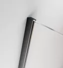 Zuhanyajtó, Radaway Furo Brushed GunMetal DWD szálcsiszolt fegyvermetál zuhanyajtó 140 átlátszó