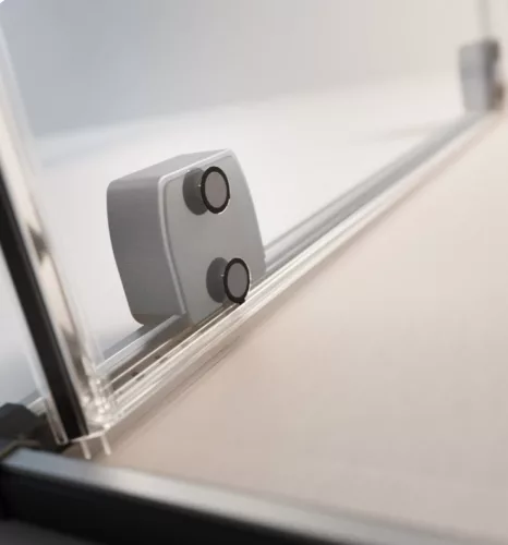 Zuhanyajtó, Radaway Furo Brushed GunMetal DWD szálcsiszolt fegyvermetál zuhanyajtó 200 átlátszó