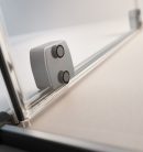 Kádparaván, Radaway Furo Brushed GunMetal PND II szálcsiszolt fegyvermetál 100 átlátszó balos