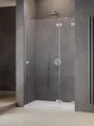 Zuhanyajtó, Radaway Essenza Pro Brushed Nickel DWJ szálcsiszolt króm zuhanyajtó 130 átlátszó bal