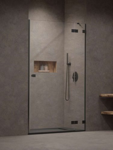 Zuhanyajtó, Radaway Essenza Pro Brushed GunMetal DWJ zuhanyajtó 90 jobbos átlátszó