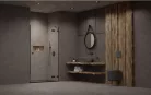 Zuhanyajtó, Radaway Essenza Pro Brushed GunMetal DWJ zuhanyajtó 120 balos átlátszó