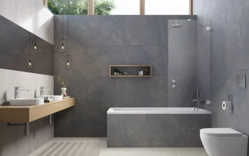 Kádparaván, Radaway Essenza Pro Brushed Nickel PNJ II szálcsiszolt króm kádparaván 60 átlátszó