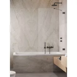   Kádparaván, Radaway Essenza Pro Brushed GunMetal PNJ II kádparaván 60 átlátszó