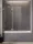 Kádparaván, Radaway Essenza Pro Brushed Nickel PND II szálcsiszolt króm 120 átlátszó balos