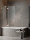 Kádparaván, Radaway Essenza Pro Brushed Copper PND II szálcsiszolt réz 100 átlátszó balos