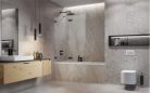 Kádparaván, Radaway Essenza Pro Brushed GunMetal PND II kádparaván 130 átlátszó balos