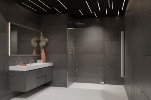 Walk-in, Radaway Modo SL II Walk-in zuhanyfal 85 átlátszó balos