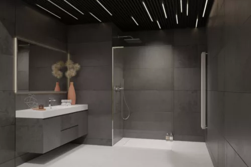 Walk-in, Radaway Modo SL II Walk-in zuhanyfal 100 átlátszó balos