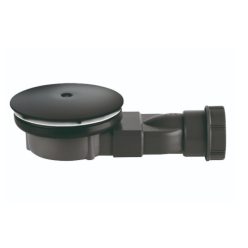   Zuhanytálca szifon, Radaway R400 SLIM Black fekete zuhanytálca szifon