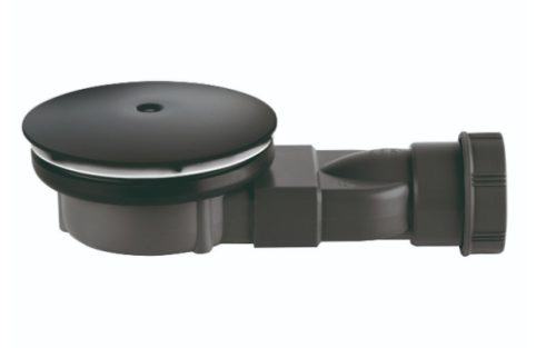 Zuhanytálca szifon, Radaway R400 SLIM Black fekete zuhanytálca szifon