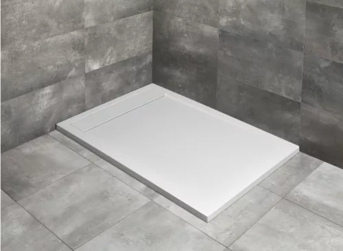 Zuhanytálca, Radaway Teos F lapos szögletes zuhanytálca 90x80 fehér, ajándék szifonnal