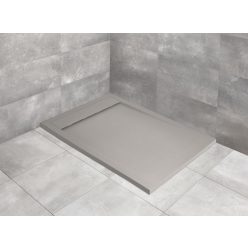   Zuhanytálca, Radaway Teos F lapos szögletes zuhanytálca 120x70 cemento, ajándék szifonnal