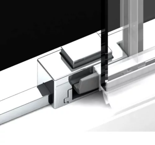 Zuhanykabin, Radaway Idea KDJ szögletes zuhanykabin 110x75 átlátszó jobbos