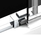 Zuhanykabin, Radaway Idea KDJ szögletes zuhanykabin 150x75 átlátszó balos