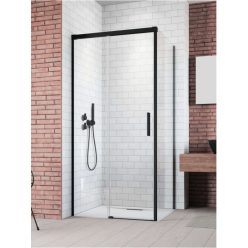   Zuhanykabin, Radaway Idea Black KDJ zuhanykabin 120x70 átlátszó jobbos