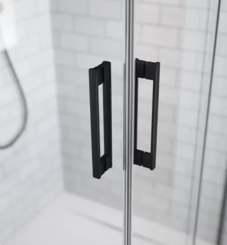 Zuhanykabin, Radaway Idea Black KDJ zuhanykabin 140x75 átlátszó balos