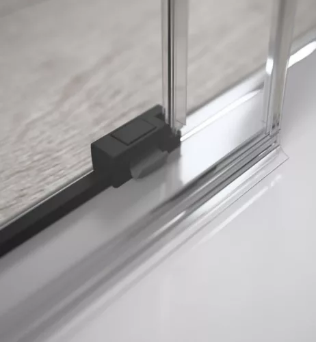 Zuhanykabin, Radaway Idea Black KDJ zuhanykabin 140x75 átlátszó jobbos