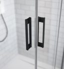 Zuhanykabin, Radaway Idea Black KDJ zuhanykabin 160x75 átlátszó balos