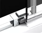 Zuhanykabin, Radaway Idea KDD szögletes zuhanykabin 100x90 átlátszó