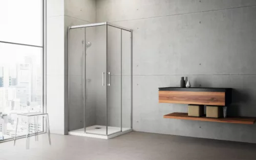 Zuhanykabin, Radaway Idea KDD szögletes zuhanykabin 110x120 átlátszó