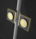Zuhanykabin, Radaway Essenza Pro Gold PDD íves arany zuhanykabin 90x100 átlátszó