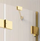 Zuhanykabin, Radaway Essenza Pro Gold PDD íves arany zuhanykabin 100x90 átlátszó