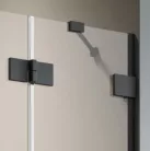 Zuhanykabin, Radaway Essenza Pro Black KDJ szögletes fekete zuhanykabin 80x70 átlátszó jobbos